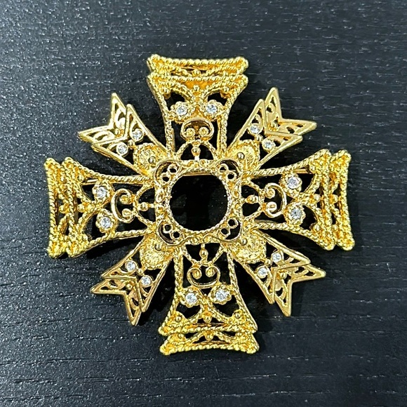 Kenneth Jay Lane Accessories - Kenneth Jay Lane Vintage Antique Brooch Pin